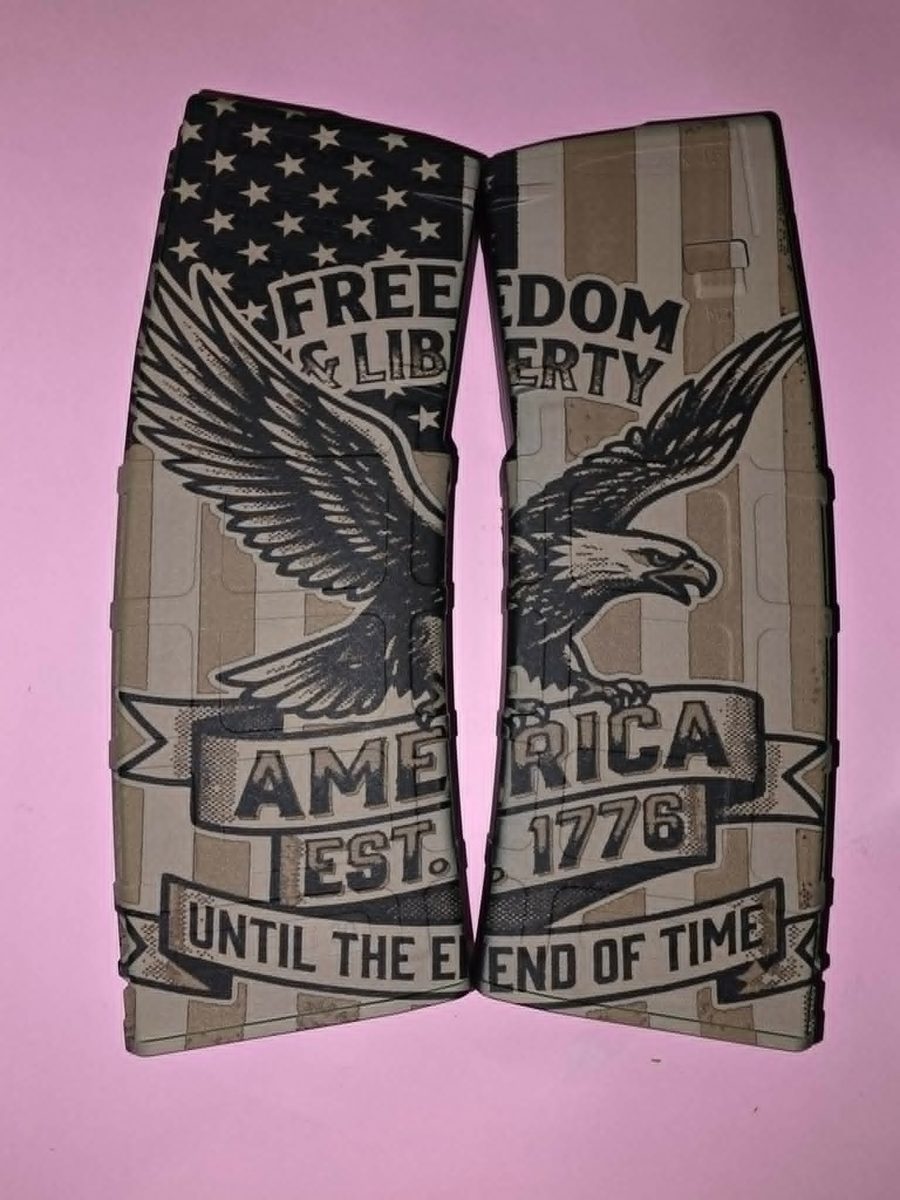Everyday FREEDOM bird — lasered result
