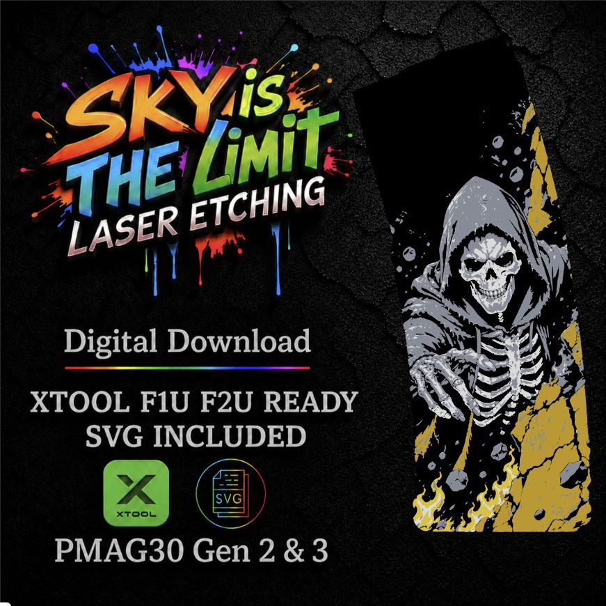 Breakthrough Full Wrap — PMAG 30 Gen 2 & Gen 3 — Xtool F1U, F2U / SVG