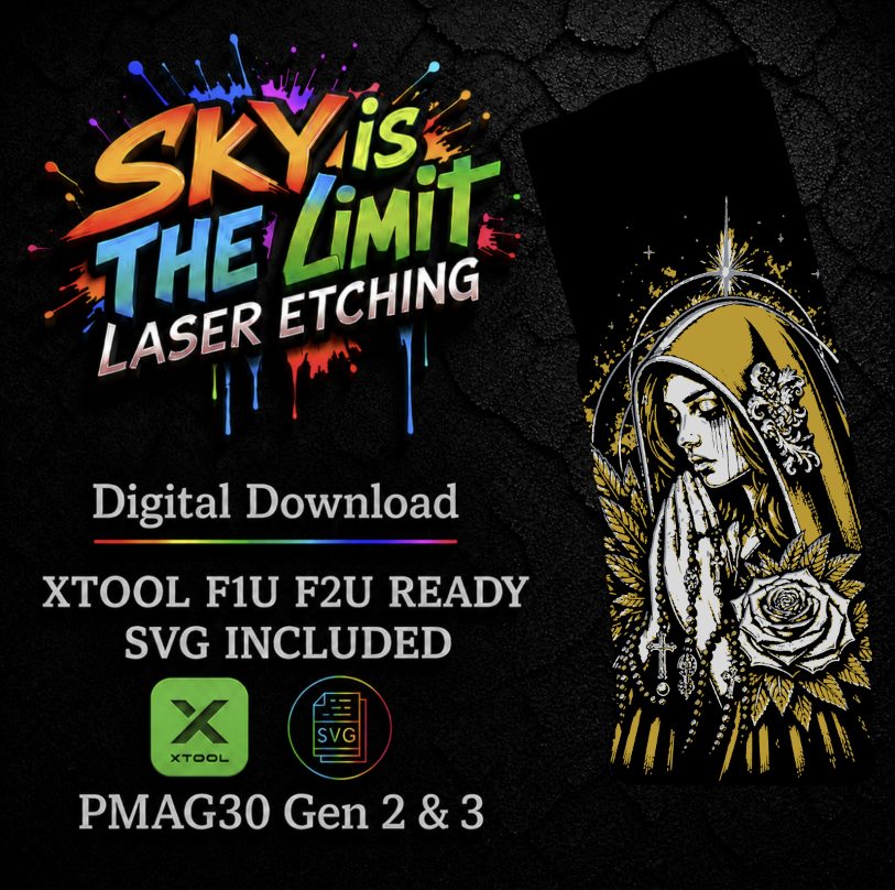 Silent Devotion Full Wrap — PMAG 30 Gen 2 & Gen 3 — Xtool F1U, F2U / SVG