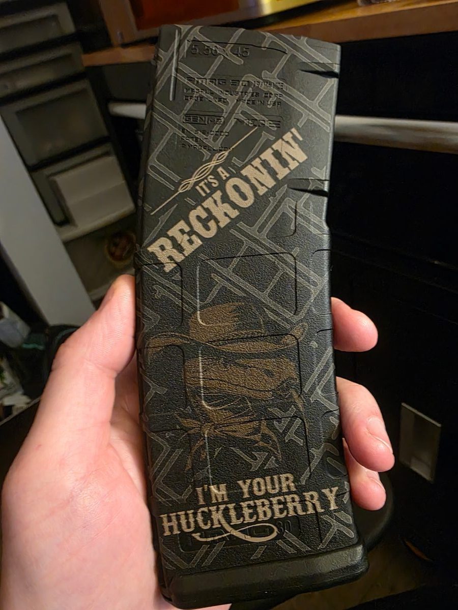 I'm Your Huckleberry Snake — lasered result