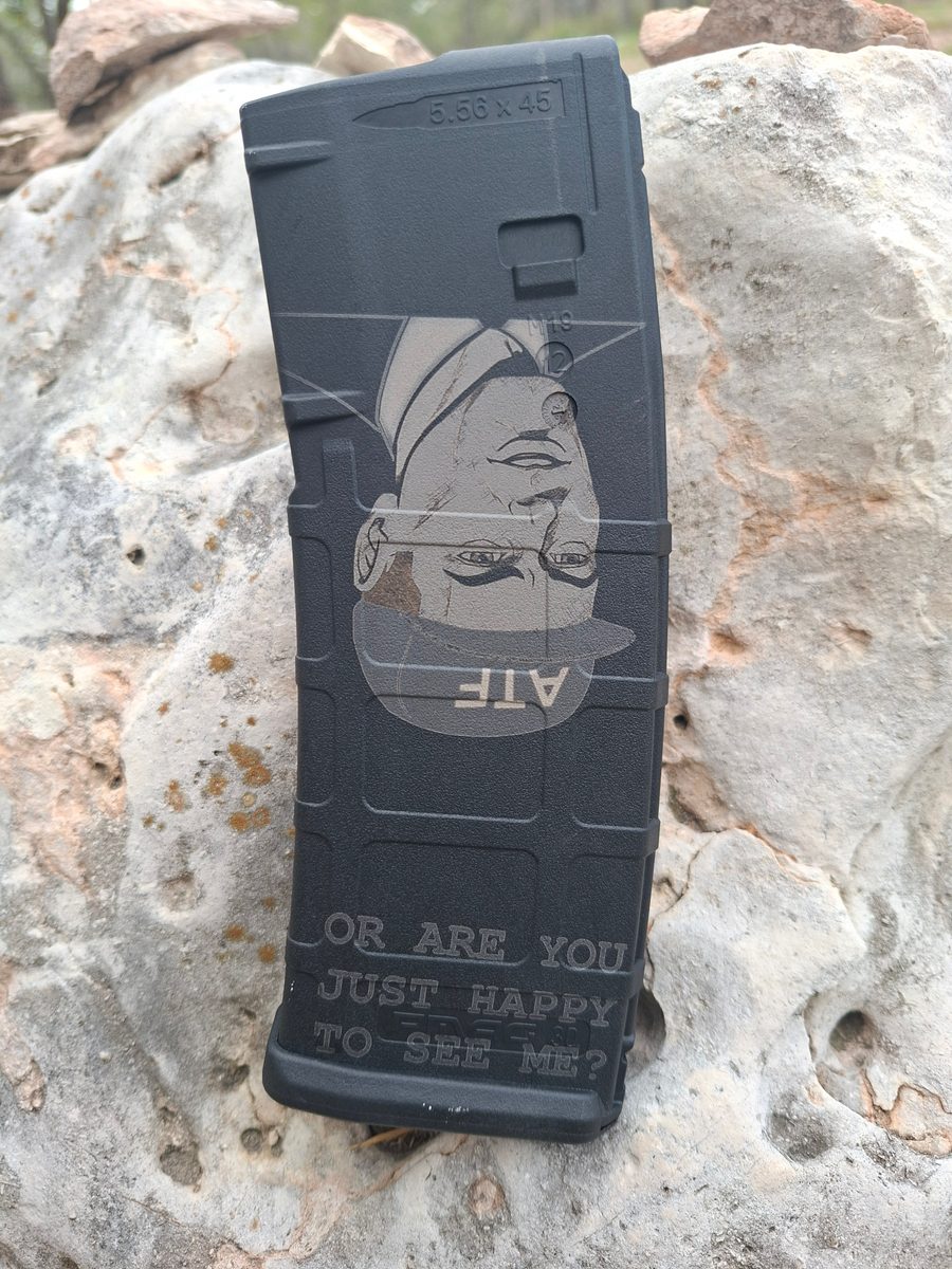 ATF CREEPIN' PMAG 30 GEN2/3 LIGHTBURN SVG — lasered result