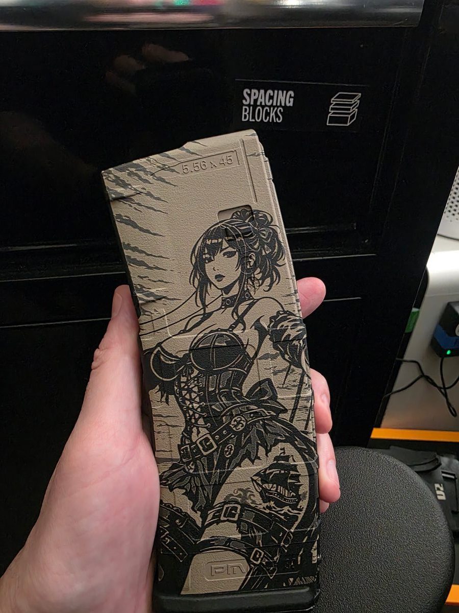 Pirates Booty — lasered result