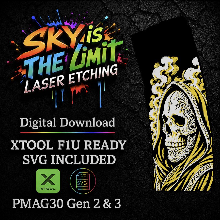 The Last Confession Full Wrap — PMAG 30 Gen 2 & Gen 3 — Xtool F1U / SVG