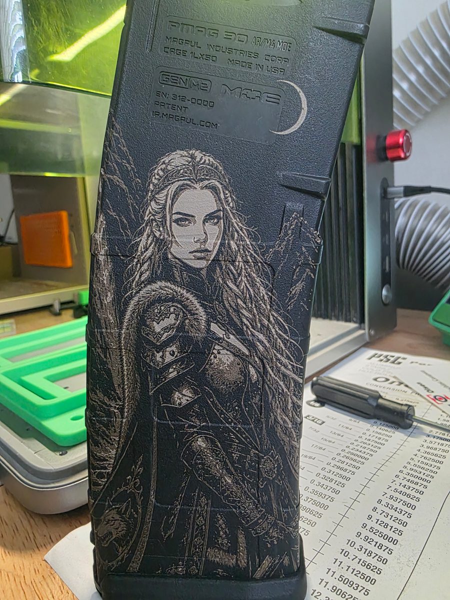 The Last Valkyrie — lasered result
