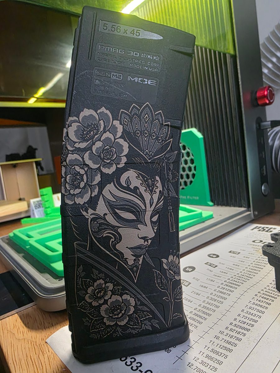 Geisha — lasered result