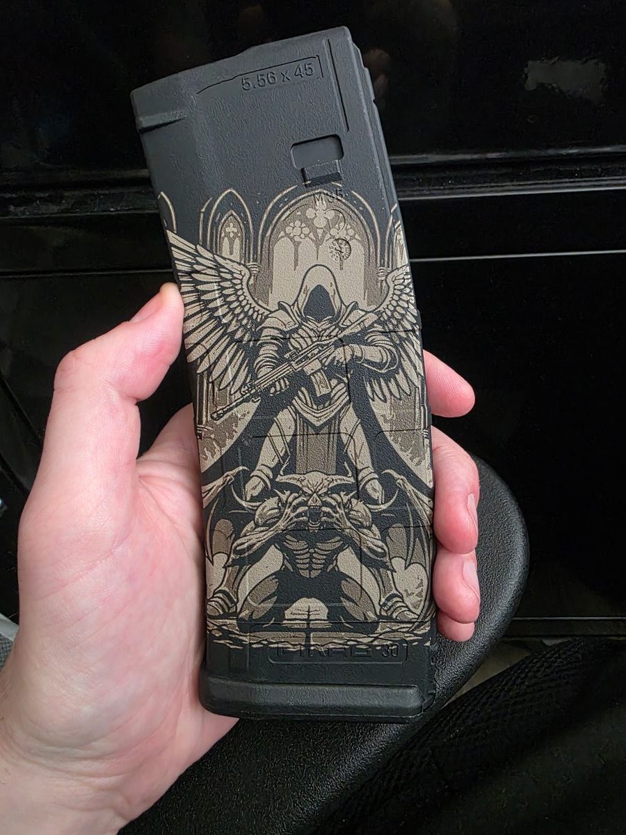 Archangel — lasered result