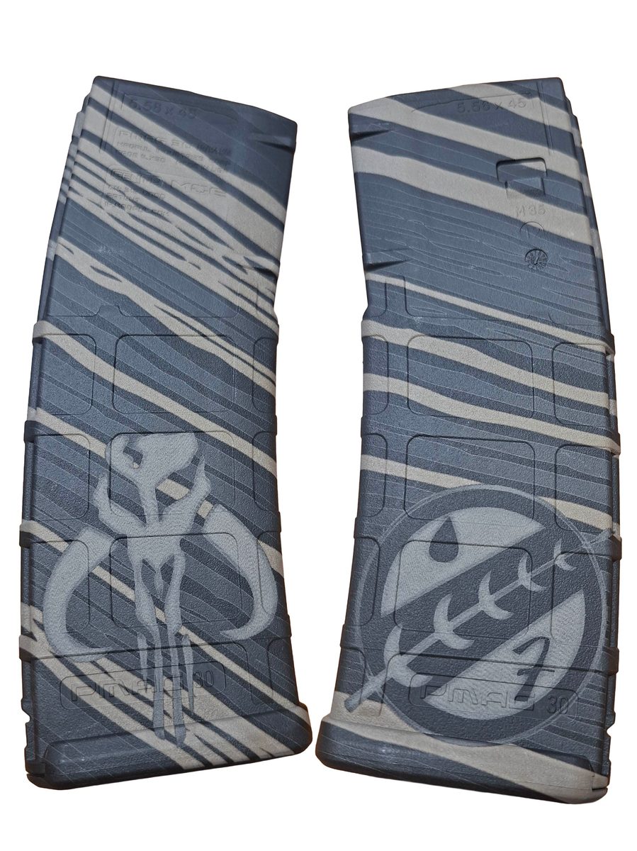 MANDALORIAN CREST — lasered result