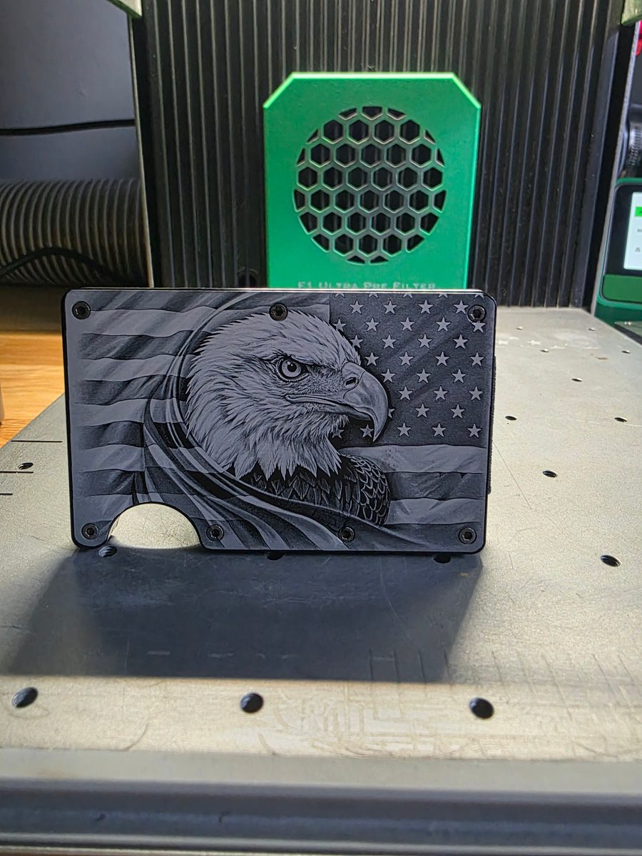 Eagle And Flag