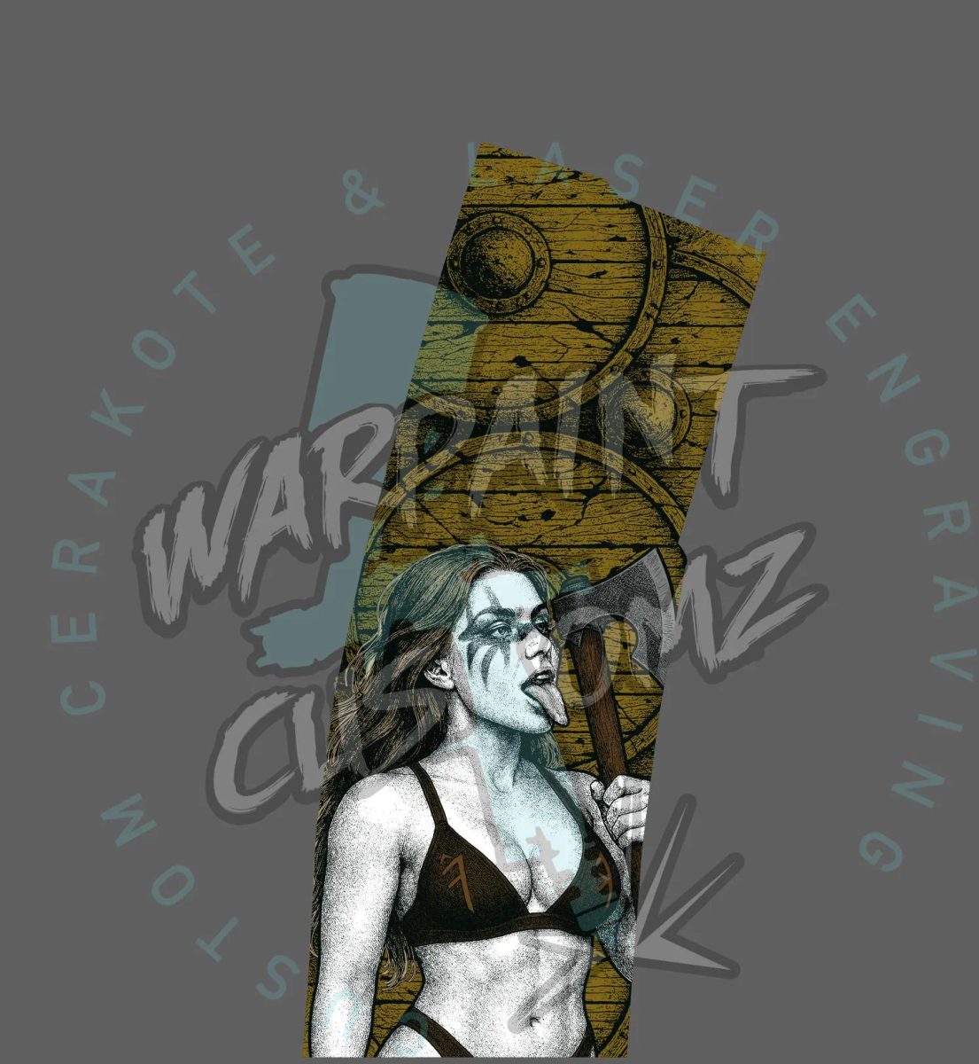 Viking Model — lasered result