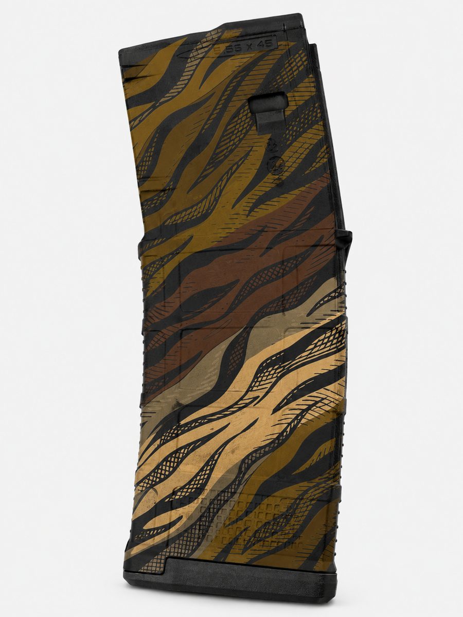 Stripy Tiger Stripe — lasered result