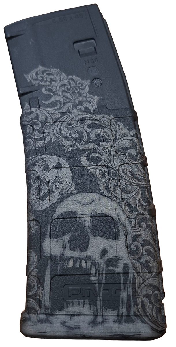 SKULL SCROLLS — lasered result