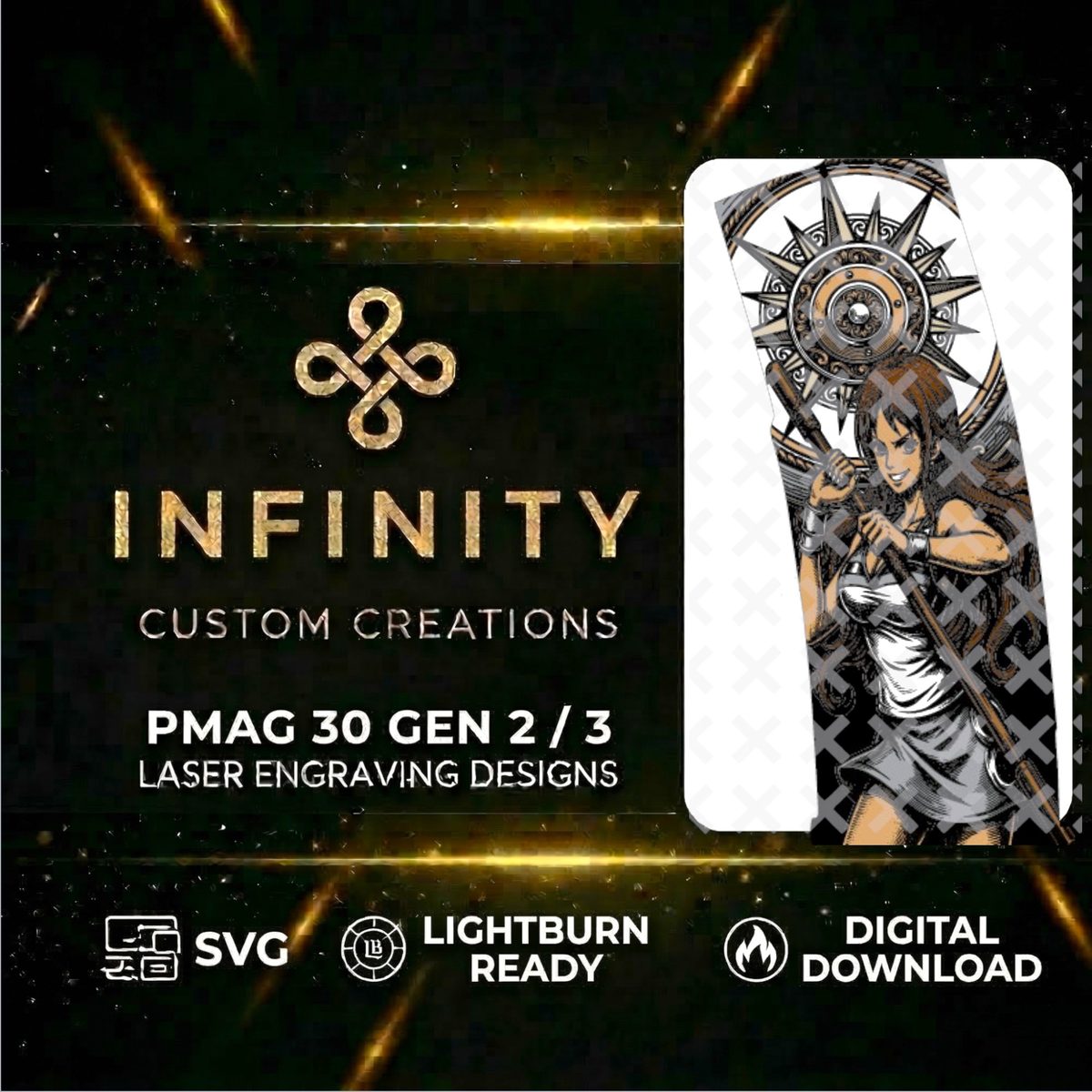 Nami MAG Fiber Laser Engraving Design | One Piece SVG DXF LightBurn LBRN2 |  Digital Download — lasered result
