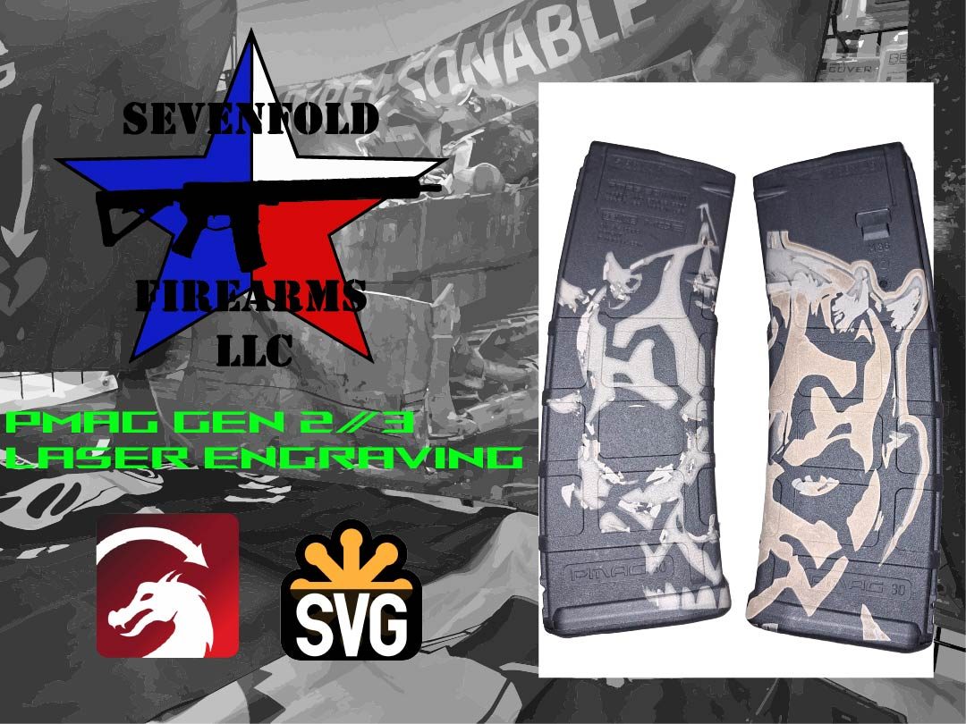 Darth Maul Skulls PMAG 30 GEN2/3 LIGHTBURN SVG