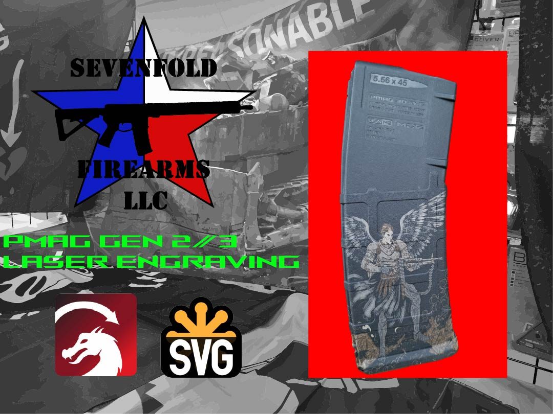 BELT FED ARCHANGEL PMAG 30 GEN2/3 LIGHTBURN SVG