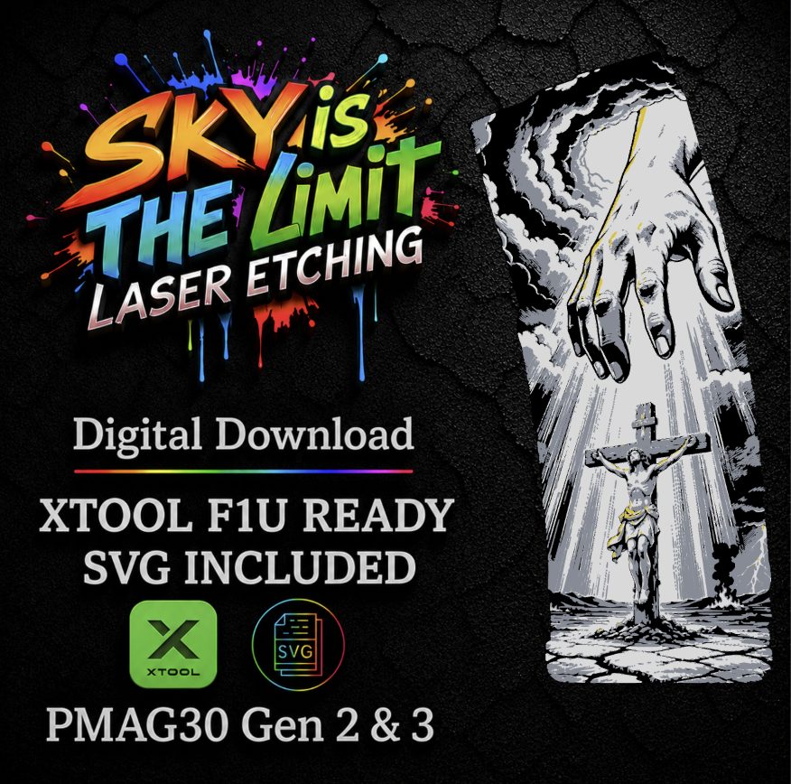 Heaven's Reach Full Wrap — PMAG 30 Gen 2 & Gen 3 — Xtool F1U / SVG