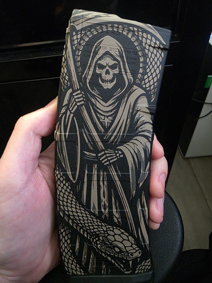 Reaper Snake — lasered result