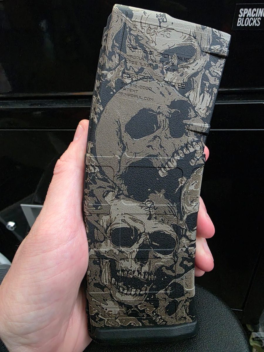 Skulls — lasered result