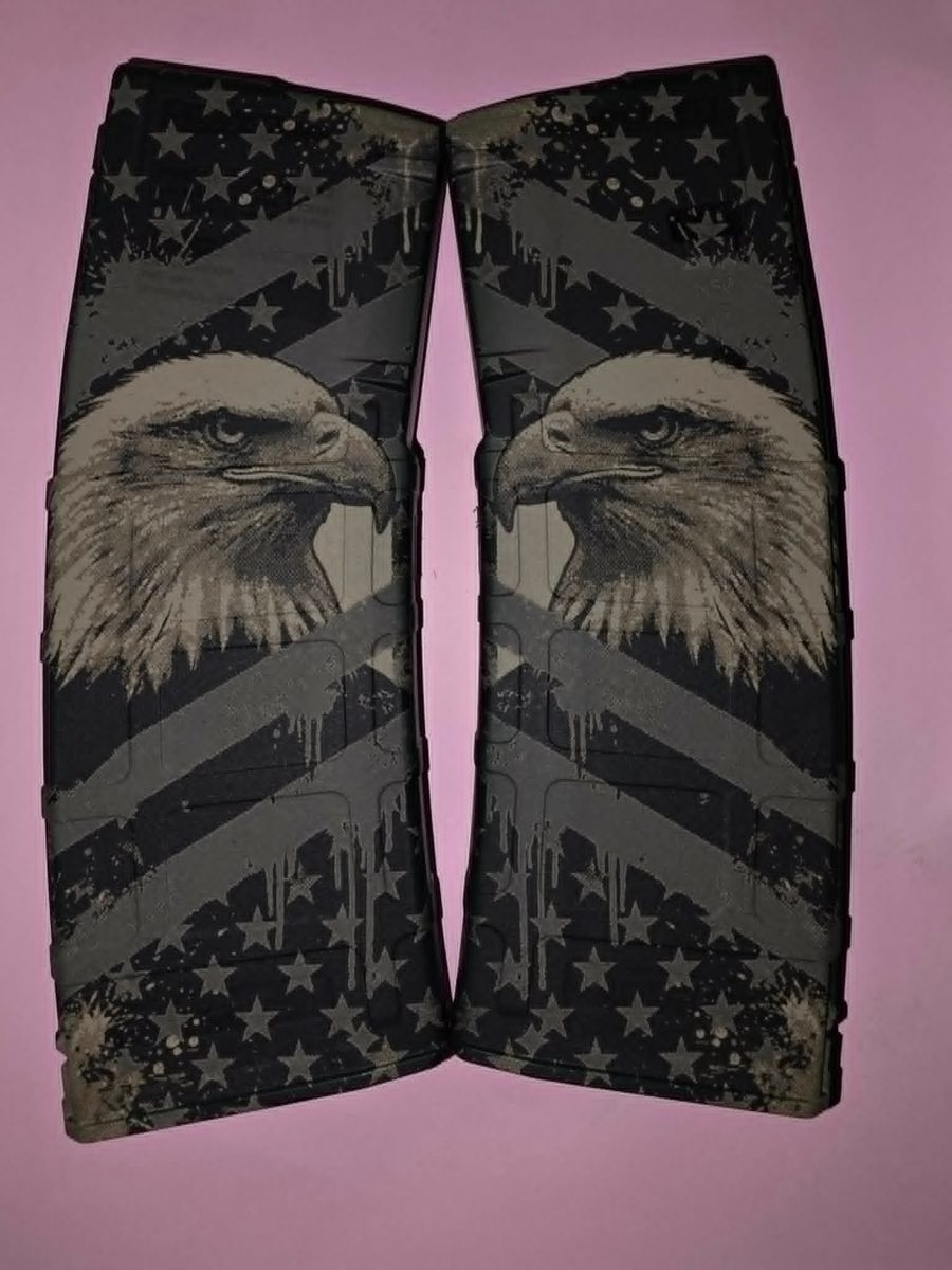 PURE AMERICAN — lasered result