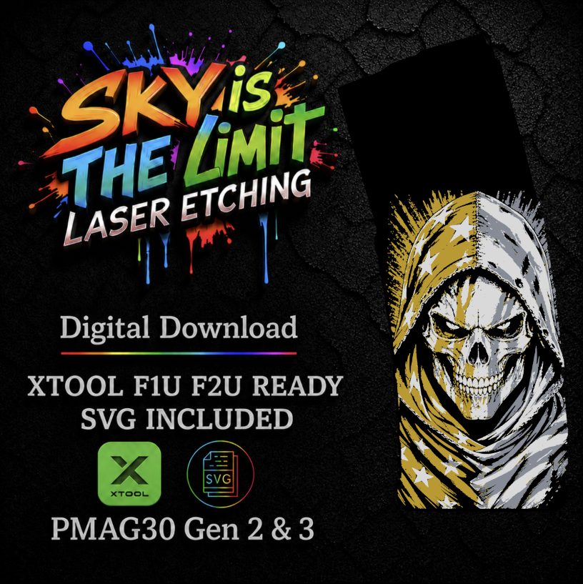 American Reaper Full Wrap — PMAG 30 Gen 2 & Gen 3 — Xtool F1U, F2U / SVG