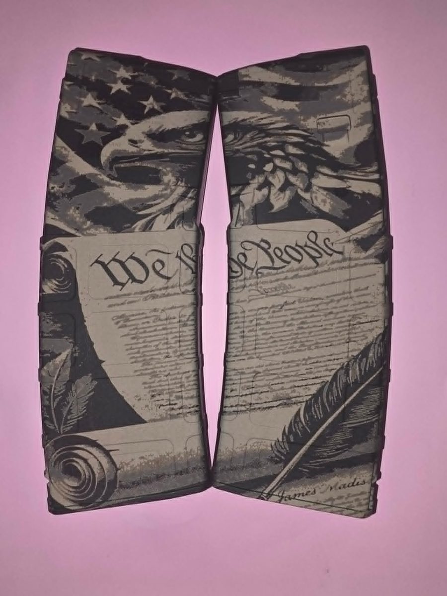 Just another freedom MAG — lasered result